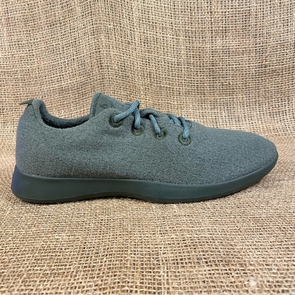 Allbirds Sneakers Wool Running Shoes Green Men's Size 12 - Picture 9 of 11